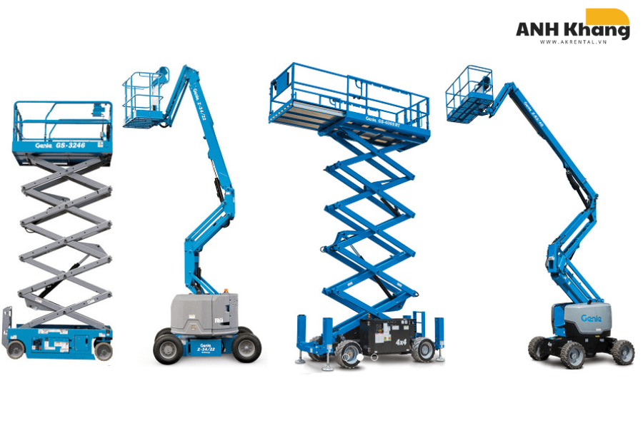 99 xe nâng người Genie trong xây dựng