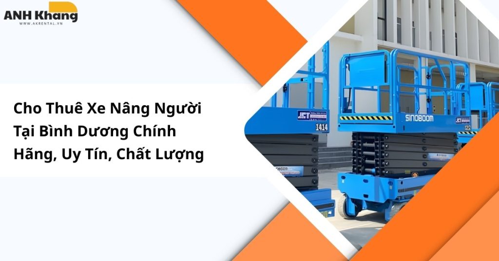 cho thuê xe nâng người tại bình dương
