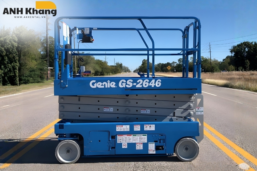 xe nang nguoi gs 3246 giai phap nang ha va hieu qua cho cong viec Xe nâng người thiết kế nhỏ gọn