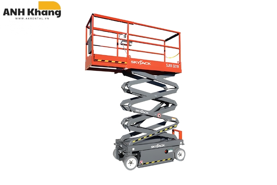 nhung dong xe nang nguoi skyjack duoc ua chuong rong rai Skyjack dòng xe nâng người