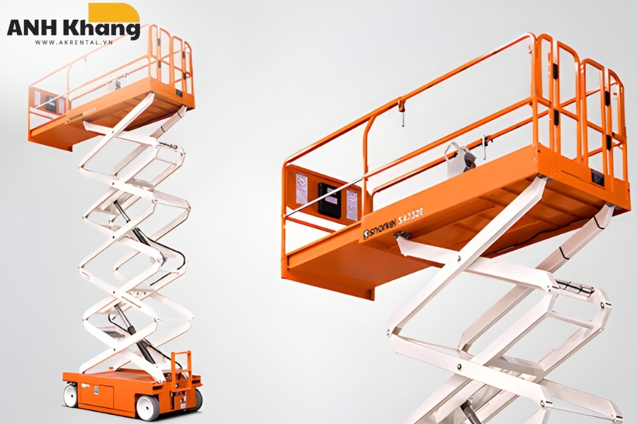 snorkel s4732e voi thiet ke nho gon phu hop voi cac cong trinh co khong gian han che Xe nâng 12m Snorkel S4732