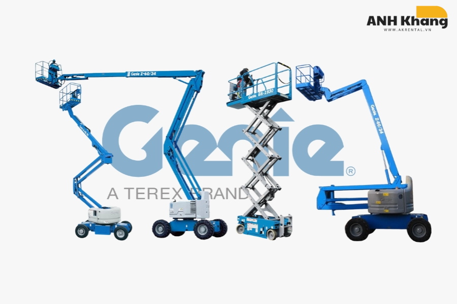 xe nâng Genie hiện đại