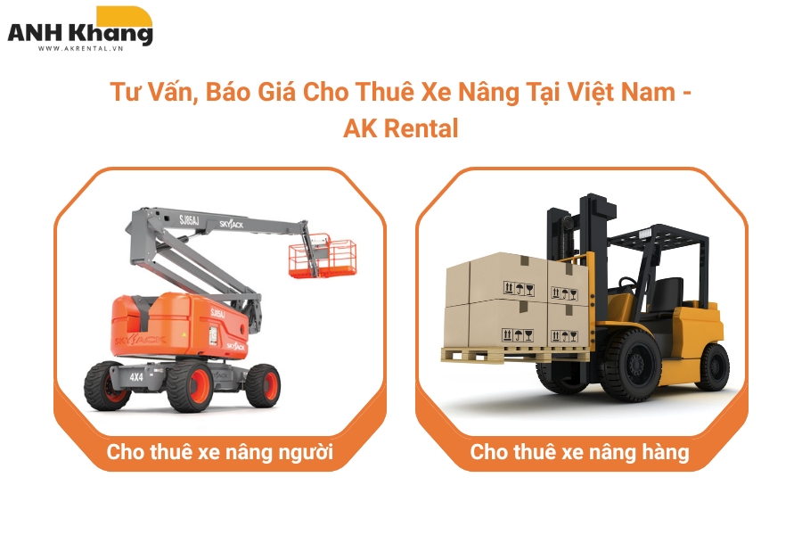 dich vu xe nang nguoi chat luong dang tin cay tu ak rental dịch vụ xe nâng AK Rental