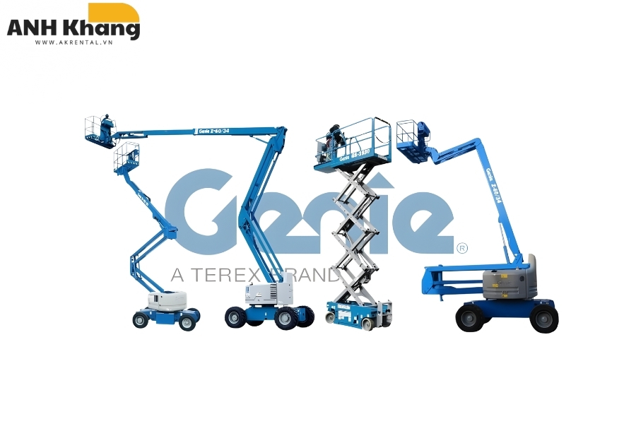 xe nang nguoi genie cong nghe tien tien tu my xe nâng Genie hiện đại