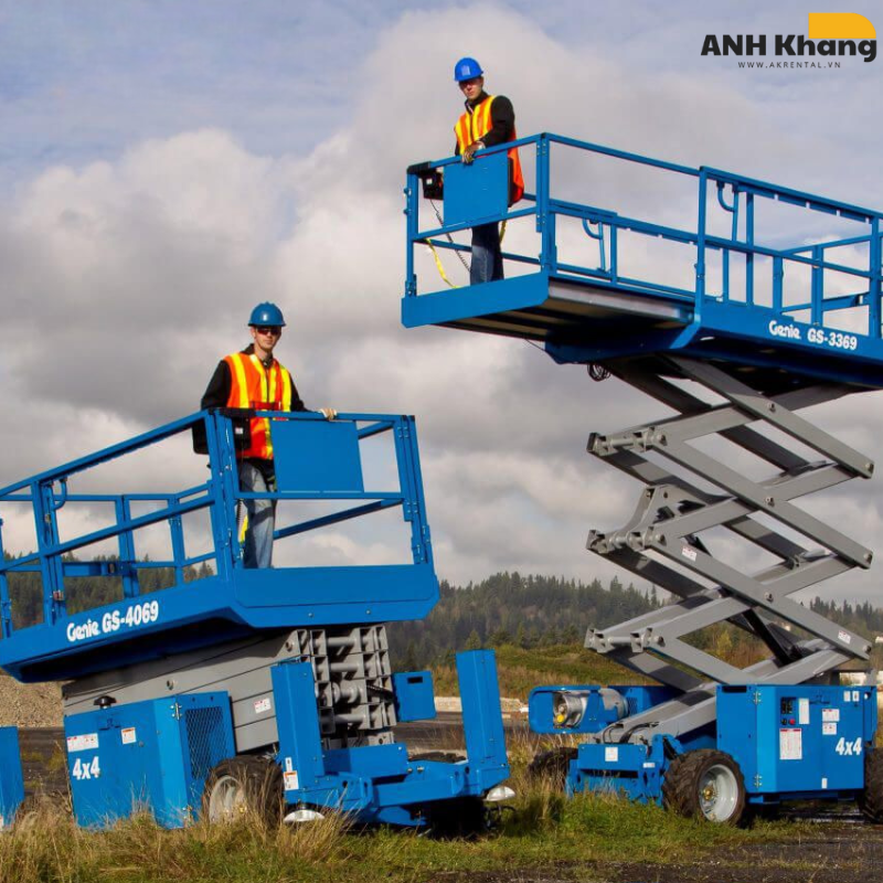 45 loại xe nâng khí nén