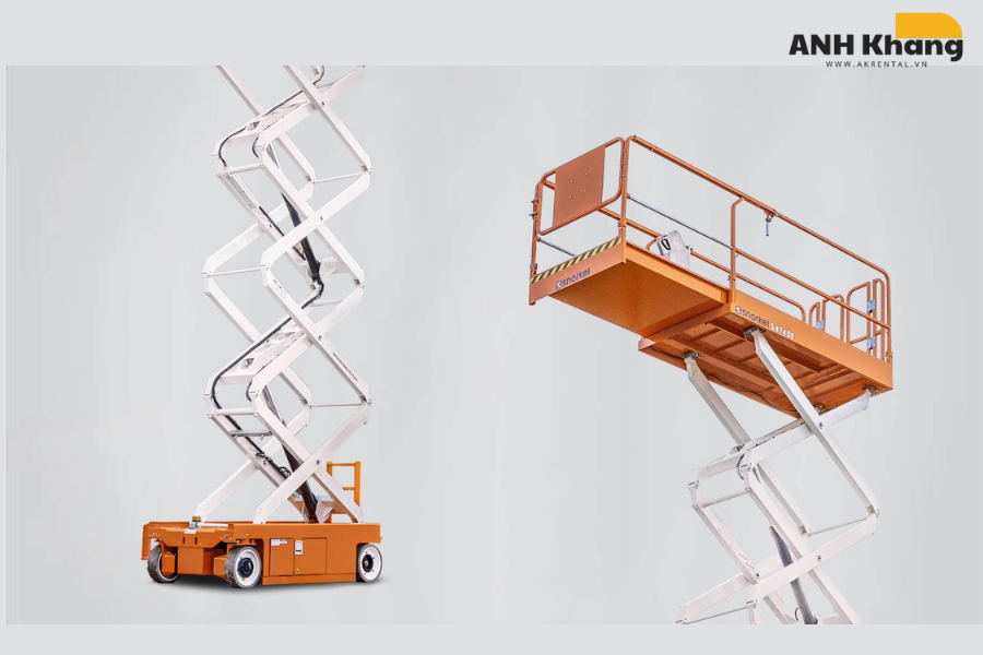 45 Xe nâng người cắt kéo điện