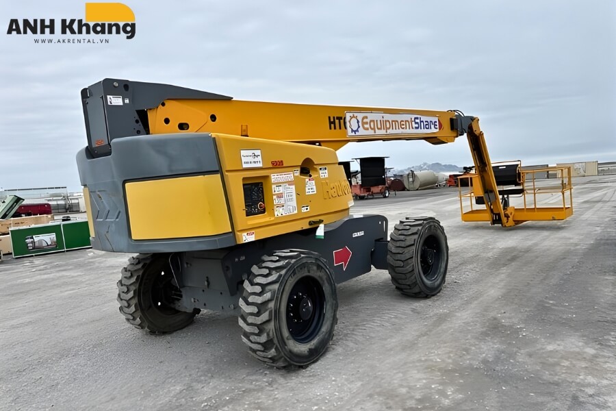 xe nang nguoi haulotte truc rut thang dung 6m nguon internet xe nâng Haulotte trục rút thẳng đứng